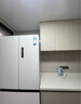美的（Midea）M60系列520純平全嵌法式多門(mén)四開(kāi)門(mén)家用冰箱超薄雙系統循環(huán)大容量制冰BCD-520WUFPZM(E)白國家補貼 曬單實(shí)拍圖