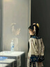 百思圖春季商場(chǎng)同款時(shí)尚潮流通勤樂(lè )福鞋女單鞋WEF61AA3 米白 38 曬單實(shí)拍圖