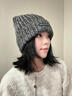 韞舜灰色針織毛線(xiàn)帽子男士大頭圍顯臉小女粗針織保暖冷帽秋冬季2025新 毛線(xiàn)帽男款灰色 曬單實(shí)拍圖