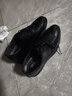 海瀾之家（HLA）男士牛皮皮鞋男款2025新款商務(wù)正裝高級感真皮結婚新郎德比鞋子 黑色-內增高 HAAPXM2DBH172AB 43 （尺碼偏大一碼，拍小一碼） 曬單實(shí)拍圖