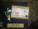 唐后正版天然和田玉蘭花胸針女高檔珍珠奢華別針胸花 生日節日禮物 曬單實(shí)拍圖