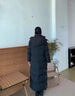 雪中飛超長(cháng)款羽絨服女長(cháng)過(guò)膝到腳踝2025年冬季新款中戲藝考加厚情侶外套 黑色 羽絨服 M 曬單實(shí)拍圖