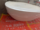 浪鯨（SSWW）衛浴人造石浴缸家用成人獨立式薄邊橢圓形民宿酒店泡澡深泡浴池缸 1.7m【PMMA高分子人造石】-啞光款 曬單實(shí)拍圖