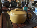 藏壺天下小容量宜興紫砂壺純手工刻繪功夫茶具原礦金黃段泥泡茶壺大口漢瓦 漢瓦 曬單實(shí)拍圖