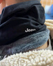 Jeep純棉脖套男女款秋冬保暖護頸小圍脖騎車(chē)戶(hù)外防寒圍巾防風(fēng)面罩女 黑色（加絨）純棉直筒款 均碼 曬單實(shí)拍圖