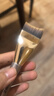 歐億姿一字刷月牙型粉底刷面膜刷遮瑕化妝刷不易吃粉輕薄無(wú)痕底妝1支 曬單實(shí)拍圖
