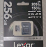 雷克沙（Lexar）256GB TF(MicroSD)存儲卡 V30 4K 讀205MB/s 無(wú)人機運動(dòng)相機Pocket3官方推薦內存卡(SILVER PLUS) 曬單實(shí)拍圖