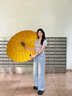 愛(ài)上雨自動(dòng)長(cháng)柄抗風(fēng)防暴雨傘晴雨兩用結實(shí)耐用加厚加固超大號男款雙人傘 最新【黑膠+防水套】24骨活力黃 曬單實(shí)拍圖