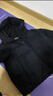 坦博爾秋冬新款羽絨服女短款面包服連帽簡(jiǎn)約外套TBF330332J 黑色 S (160) 曬單實(shí)拍圖