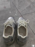 三棲虎小眾輕洋氣小個(gè)子內增高德訓鞋真皮蕾絲休閑運動(dòng)鞋 銀灰色 37 曬單實(shí)拍圖