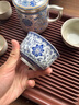 薈云軒高端鎏銀茶杯主人杯一對陶瓷茶盞禮盒裝送禮送長(cháng)輩生日禮物 鎏銀青花蓮韻-迎財杯 禮盒裝 曬單實(shí)拍圖