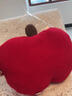 鉑吶苓抱枕沙發(fā)客廳蘋(píng)果靠枕辦公室座椅玩偶靠墊榻榻米腰墊女神節禮物 紅蘋(píng)果抱枕【55×45cm】 含枕芯 曬單實(shí)拍圖