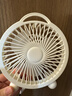 電風(fēng)扇家用電扇桌面電風(fēng)扇輕音便攜迷你USB直插臥室宿舍學(xué)生辦公室 奶白色（直插款）4寸 曬單實(shí)拍圖