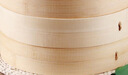 拜杰竹蒸籠 蒸籠蒸屜蒸格 商用家用小籠包子蒸籠 2層1蓋27cm 曬單實拍圖