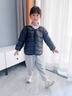 兒童輕薄羽絨棉衣男女童中小童保暖上衣內膽學(xué)生校服神器外套2025 黑色 130 曬單實(shí)拍圖