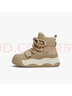 他她（TATA）冬季厚底雪地靴女戶(hù)外休閑加絨保暖短靴新款CDJ01DD4 卡其色（半絨半毛） 38 曬單實(shí)拍圖