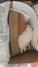 UGG秋季新款女士厚底LOGO松緊帶懶人毛毛鞋1113474CHE|栗色38 曬單實(shí)拍圖
