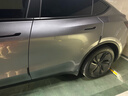 YZ適用特斯拉車(chē)門(mén)防撞條車(chē)身防刮蹭貼汽車(chē)裝飾改裝配件 ModelY車(chē)門(mén)防撞條-碳纖紋 曬單實(shí)拍圖