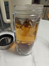 富光雙層玻璃杯 高硼硅玻璃泡茶杯 大容量帶茶隔水杯商務(wù)杯子男590ml 曬單實(shí)拍圖