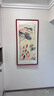 佐羅曼九魚(yú)圖新中式玄關(guān)裝飾畫(huà)荷花國畫(huà)年年有余客廳入戶(hù)走廊過(guò)道壁掛畫(huà) A蓮年有余 80×160【晶瓷】常規款 曬單實(shí)拍圖