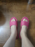 制三 中國臺灣進(jìn)口涼拖鞋女夏季情侶室內軟底超輕EVA防滑時(shí)尚 桃花紅 38（偏小 建議37的腳穿） 曬單實(shí)拍圖