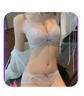 維多利亞的優(yōu)雅新款蕾絲內(nèi)衣女文胸套裝文胸?zé)o鋼圈少女小胸聚攏收副乳透氣奶罩胸 煙紫色套裝( 套裝) 75B =34B 曬單實(shí)拍圖