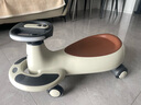 貝易（BEIE）典藏扭扭車(chē) 1-6歲寶寶搖搖車(chē)大人可坐寶寶禮物聲光音樂(lè )款 云母灰 曬單實(shí)拍圖