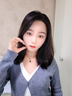 CHOMEL KINSEY雙面鈦鋼項鏈女2025年新款輕奢小眾設計秋冬毛衣鏈高級感生日禮物 黑白雙面A款 曬單實(shí)拍圖