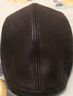 羅蒙男士帽子冬季皮帽中老年鴨舌前進(jìn)帽大頭圍送父親禮物防風(fēng)防寒保暖 曬單實(shí)拍圖