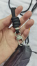 SANWA SUPPLY時(shí)尚單肩斜挎手機包 CORDURA耐磨雙機收納袋 戶(hù)外包大容量裝水瓶 豎款 格調黑 曬單實(shí)拍圖