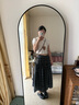 UR2025春季新款女拼接花邊蝴蝶結(jié)系帶短袖開襟襯衫UYY250019 曬單實(shí)拍圖
