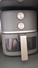 美的（Midea）空氣炸鍋 全自動(dòng)免翻面 家用大容量炸籃可視窗口蒸汽嫩烤空氣炸烤一體機炸鍋薯條機炸鍋 國家補貼 【雙旋鈕操作 可視窗】 5.3L KZE538J5 曬單實(shí)拍圖