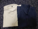 凡客誠品（VANCL）凡客長(cháng)袖襯衫男水洗牛津紡商務(wù)休閑經(jīng)典舒適襯衫 白色 42 2XL 建議拍大一碼 曬單實(shí)拍圖