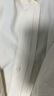 對白簡(jiǎn)約設計感解構翻領(lǐng)襯衫女2025夏新款慵懶寬松通勤香蕉袖上衣 淡黃色 M 曬單實(shí)拍圖