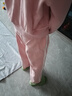 史努比（SNOOPY）童裝女童套裝兒童休閑兩件套女孩運(yùn)動(dòng)套裝秋季 簡約立領(lǐng)套皮粉 曬單實(shí)拍圖