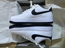 耐克空軍一號男子輕便平底運動(dòng)鞋冬板鞋NIKE AIR FORCE 1 FQ4296 101白/黑/白 43 曬單實(shí)拍圖