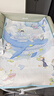 babycare嬰兒抑菌涼席寶寶透氣冰絲席兒童幼兒園可水洗鯨魚(yú)噴泉56*100CM 曬單實(shí)拍圖