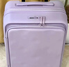 不萊玫行李箱女拉桿箱登機旅行箱男密碼大容量側開(kāi)三代24英寸 紫色 曬單實(shí)拍圖