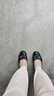 奧康女鞋2025春秋新款輕便媽媽鞋中年軟底防滑皮鞋舒適透氣通勤單鞋MT 曬單實(shí)拍圖