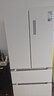 美的（Midea）508升法式多門(mén)四開(kāi)門(mén)一級能效雙系統雙循環(huán)除菌凈味國家補貼20%家用冰箱大容量BCD-508WTPZM(E)白 曬單實(shí)拍圖