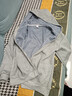 假兩件連帽衛衣小個(gè)子女2026秋冬季寬松百搭拼接格子開(kāi)衫外套上衣 8720淺灰春秋款（雙層面料300克） XL 建議125-140斤 曬單實(shí)拍圖