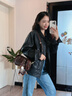 CinvaiKrose【趙昭儀同款】包包女包2025新款手提保齡球包單肩斜挎包生日禮物 咖啡色【送女友老婆女生禮物走心】 曬單實(shí)拍圖