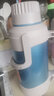 清水（SHIMIZU） 暖瓶熱水瓶家用玻璃內(nèi)膽保溫瓶不銹鋼大容量SM-3331/3341 3341-珠光藍-3.2L 曬單實拍圖