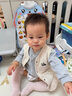 babylove嬰兒馬甲春秋季男女寶寶純棉保暖輕便背心外穿條紋雙面穿百搭坎肩 曬單實(shí)拍圖