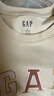 GAP女裝2025夏季新款純棉彩色膠印logo短袖T恤常規(guī)休閑上衣765994 灰白色 S (160/80A) 亞洲尺碼 曬單實(shí)拍圖