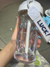 樂(lè )扣樂(lè )扣（locknlock）耐高溫水杯女生高顏值夏季吸管杯學(xué)生便攜茶水分離防摔塑料杯子男 輕奢白-【Tritan材質(zhì)帶刻度  600 曬單實(shí)拍圖