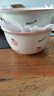 新款陶瓷碗家用吃飯碗可愛(ài)碗餐具套裝學(xué)生宿舍飯碗ins風(fēng)高顏值 水蜜桃4.5英寸碗2個(gè) 曬單實(shí)拍圖