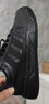 阿迪達斯（adidas）男女鞋板鞋冬季皮面防潑水百搭運動(dòng)休閑鞋 碳黑 38.5 曬單實(shí)拍圖