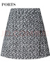 PORTS寶姿秋冬新品女裝短裙YSV9S010LFF004 黑 白 XL (10) 曬單實(shí)拍圖
