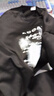 啄木鳥(niǎo)【2件裝】衛衣男秋冬季加絨寬松上衣服ins圓領(lǐng)長(cháng)袖潮流打底衫外套 五角星白色+LUO黑色  (冬季加絨） 2XL 曬單實(shí)拍圖